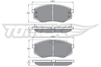 Tomex Brakes Bremsbelagsatz, Scheibenbremse TX 17-08 FüR Hyundai KIA