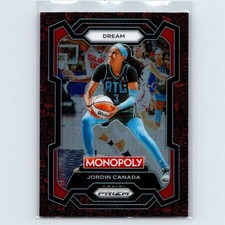 2024 Panini WNBA Monopoly Prizm Jordin Canada #56 Classic Red Icons Dream