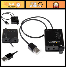 USB Sound Card with SPDIF Digital Audio  Stereo Mic - External for Laptop/PC