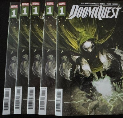 5 Marvel Doomquest #1 Doctor Doom Comic Book issues Ryan North Francesco Mobili