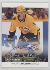 2021-22 Upper Deck Credentials Rookie Arrivals Philip Tomasino #RA-13 Auto 7o3
