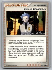 Cyrus's Conspiracy (Stephen Silvestro) 105/127 World Championship Pokemon LP
