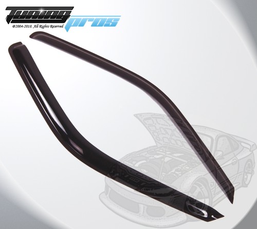 Extérieur Montage Fenêtre Visière 2 Pièces Foncé Fumée pour 1988-1999 Chevrolet - Photo 1 sur 4