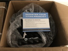 Titan Fitness Battle Rope 40' x 2", Poly Dacron Heavy Rope for Home Gym Training
