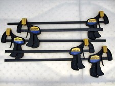 5x Vintage American Tool 18" 24" Quick Grip Bar Clamps 518 524 Made in USA