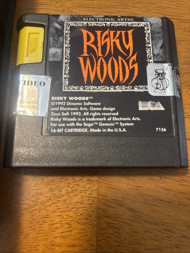 Risky Woods (Sega Genesis, 1992) - Picture 2 of 4