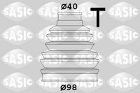 Sasic Faltenbalgsatz, Antriebswelle 2933023 FüR Peugeot CitroËN