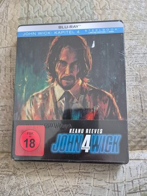 John Wick: Chapter 4 Blu-ray Steelbook - Neu/OVP - Keanu Reeves  P18
