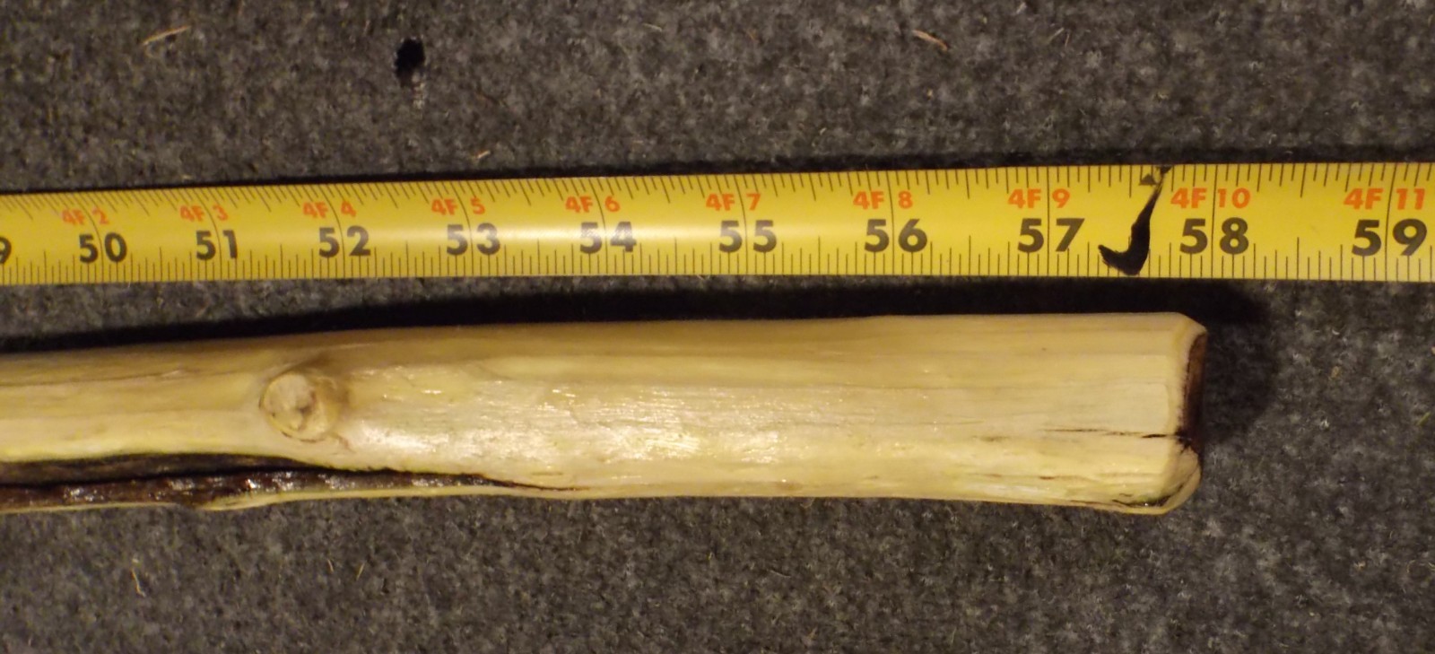 Tennessee Walking Stick- Wood Hiking Stick Staff Hike Pole Hand Carved Cane #95