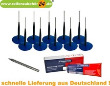 Schrader Pilze Minicombi A6 Set Bohrer Tube Reparaturk&ouml;per mit Stift 10 Stck