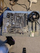 Asus Prime A320M-K Motherboard AM4 DDR4 With CPU Cooler IO Shield And WiFi Card