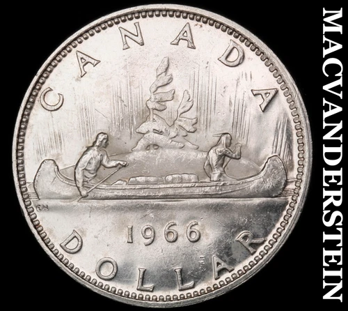 1965 Canada Silver One Dollar- Scarce High Grade Luster No Reserve #i7494