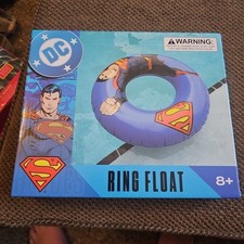 NIB DC Superman 40 Inflatable Pool Ring Float...