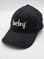 Hurley Hat Cap Black S-M Flexfit Yupoong