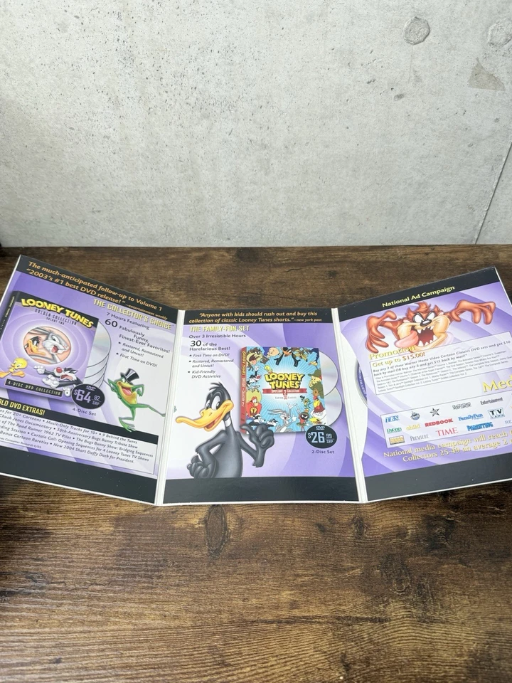 Looney Tunes Golden Collection Volume DVD Demo Screener 4-Disc Collection Rare - Image 2 of 3