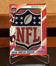 2023 Absolute Rookie Dorian Thompson Robinson Jumbo NFL Shield 1/1 Browns Rare