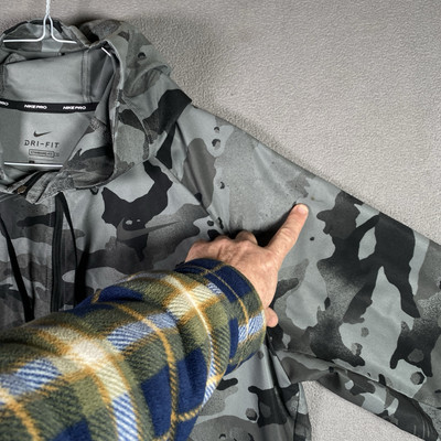 nike dri fit camo jacket