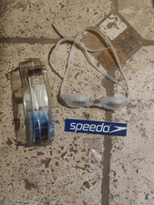 Vintage Speedo Performance Swim Goggles Adult Air Seal XR UV Anti Fog Latex Free