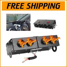 Efficient 800W Portable Car Heater with Adjustable Power  4 Air Outlets