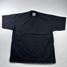 Vtg 90s Blank Pro Club T Shirt Men XL Heavy Weight Street Black USA