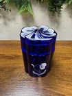 Fenton 95th Anniversary Cobalt Blue Trinket Box with Lid