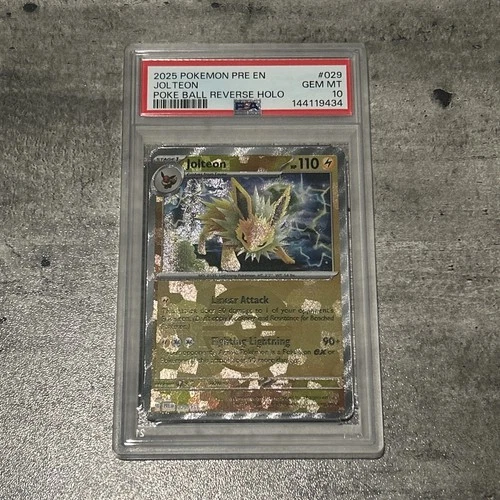 Pokemon TCG: Jolteon Poke Ball 029/131 Prismatic Evolutions Holo PSA 10