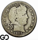 1905-S Barber Quarter