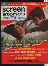 Dell Screen Stories May 1969 Elizabeth Taylor Warren Beatty Dustin Hoffman MBX17