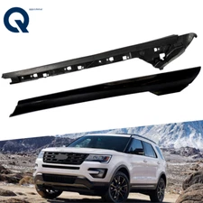 LABLT A-Pillar Molding Trim Pair Windshield Right For 2011-2019 Explorer Black