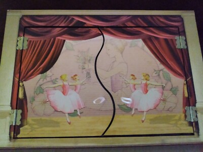 Girls Room Enchantments Foldaway Mirror Ballerina Wall Or Shelf Display 