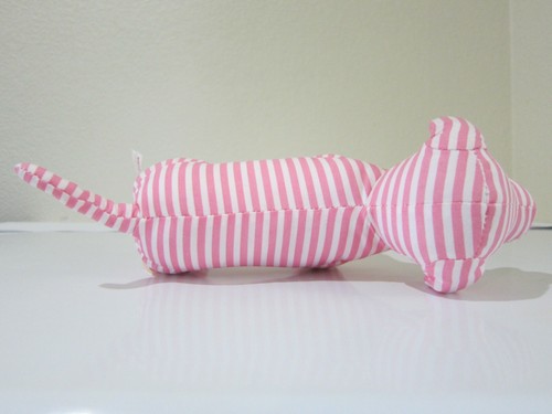 1) RARE NEW VICTORIA SECRET PINK 2004 WHITE TAG STRIPE POLKA DOT DOG COLLECTIBLE - Picture 13 of 16