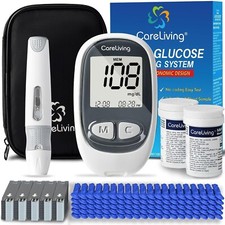 MM1100 Blood Glucose Monitor Kit with 100 Test Strips, 100 Lancets,... Fast Ship