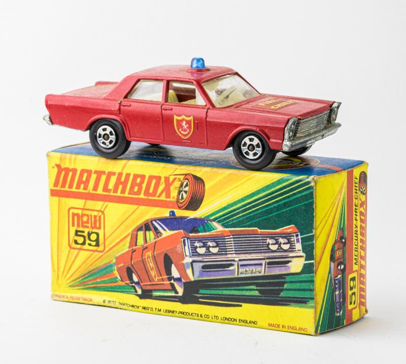 MATCHBOX 1970 Superfast ☆ FIRE CHIEF CAR-