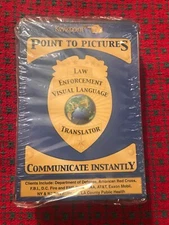 Police Aid Kwikpoint Law Enforcement Visual Language Translator laminate 10pc
