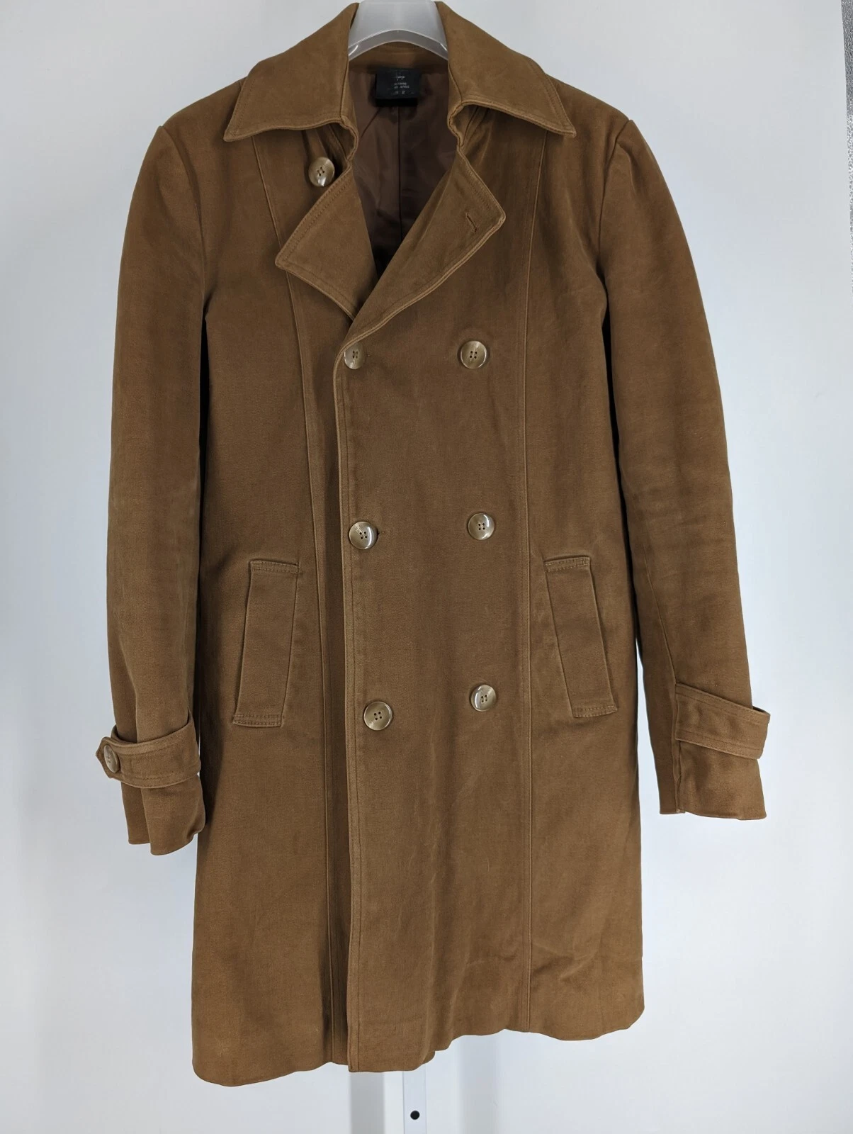 Number Nine Takahiro Miyashita Moleskin Runway Brown Rugged Frontiersman Jacket - product detail image 1