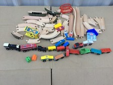 Tox Train wood track all aboard trains Ikea Trains Thomas Ikea Brito Huge Lot 