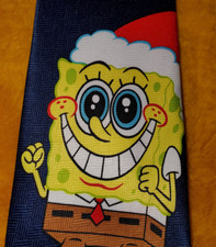 SPONGEBOB SQUAREPANTS  MENS WINTER CHRISTMAS TIE  SANTA  58"