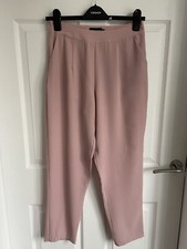 Ladies Pink Blush PRETTYLITTLETHING Dress Formal Trousers - Size 8 W26”L28”
