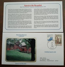 U.S - 1988 - MARK TWAIN , MEMORIAL , CONNECTICUT - #216