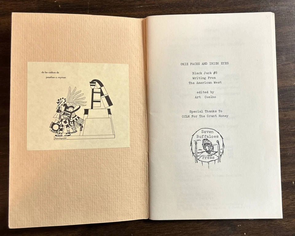 Okie Faces and Irish Eyes Black Jack #8 Writing From The American West A. Cuelho - Image 2 of 4
