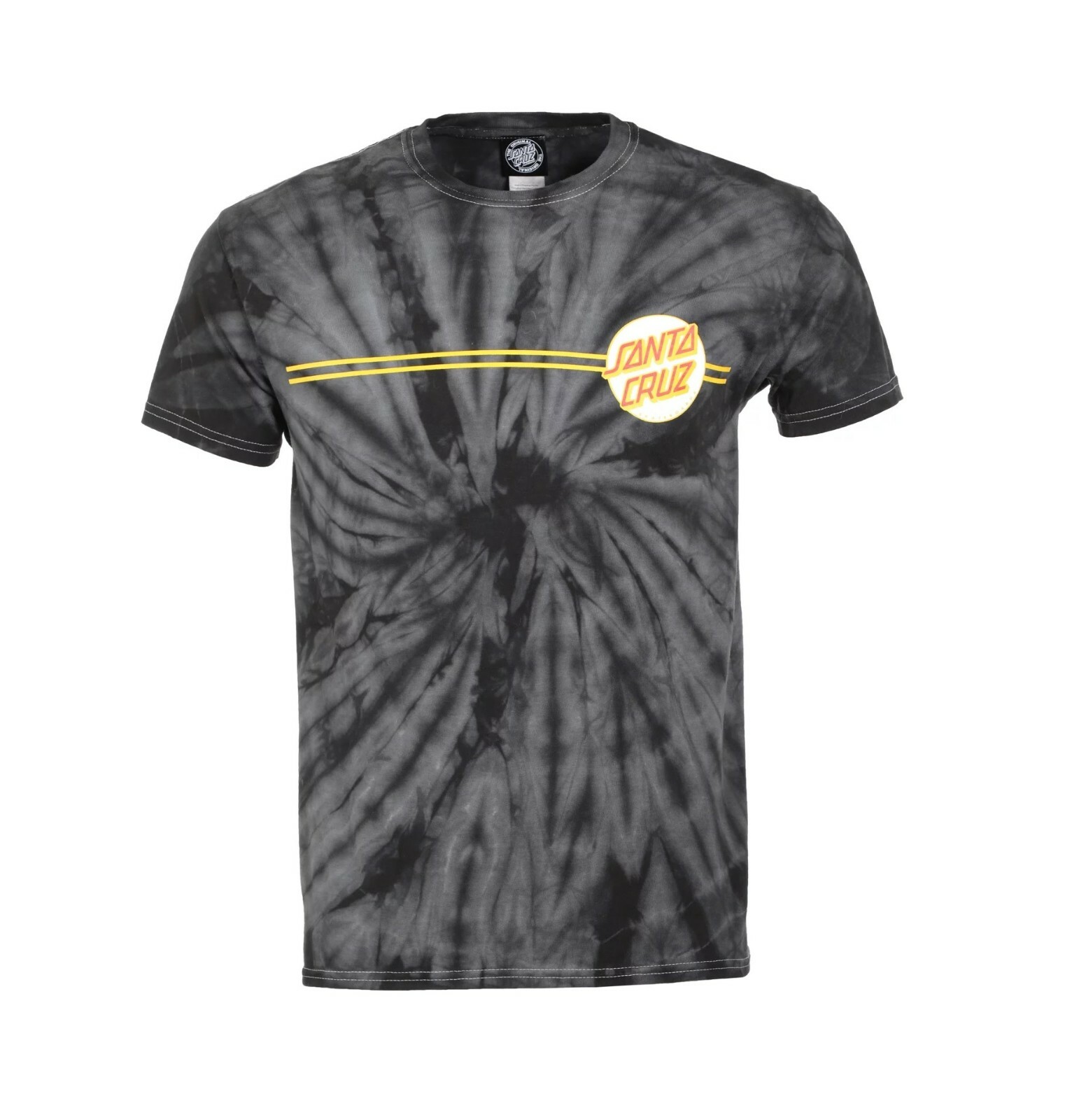 ALTRA T shirt uomo Santa Cruz ALTRI PUNTI Spider nera multi logo regolare manica corta