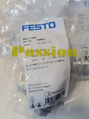 Valvola Di Ritegno Festo HGL-1/4-B (530031): Nuova, Originale, Per Pneumatica