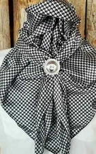 Wild Rag Scarf Western Cowboy Bandana Buckaroo Scarves Cowgirl silky  41"