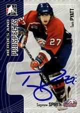 Tom Pyatt - Signed 2005-06 In The Game Heroes And Prospects Card #127
