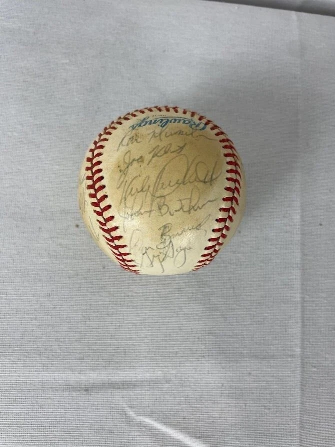 1987 Twins championship team signed baseball JSA LOA - Image 2 of 4