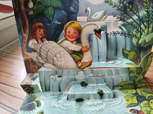 LA CHAUMIERE DE PAIN D’EPICE POP-UP ENFANTS KUBASTA 1957 - Foto 6 di 7
