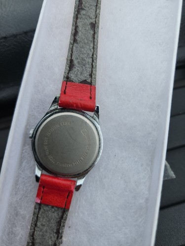Vintage Disney Minnie Mouse Girl's Watch Classic Red Band by Lorus NOT TESTED - Picture 4 of 5