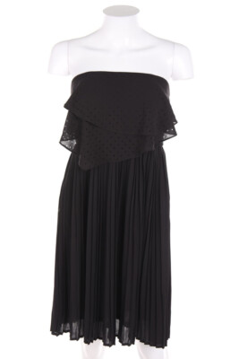 YAS Cocktail Dress Plissé D 38 black
