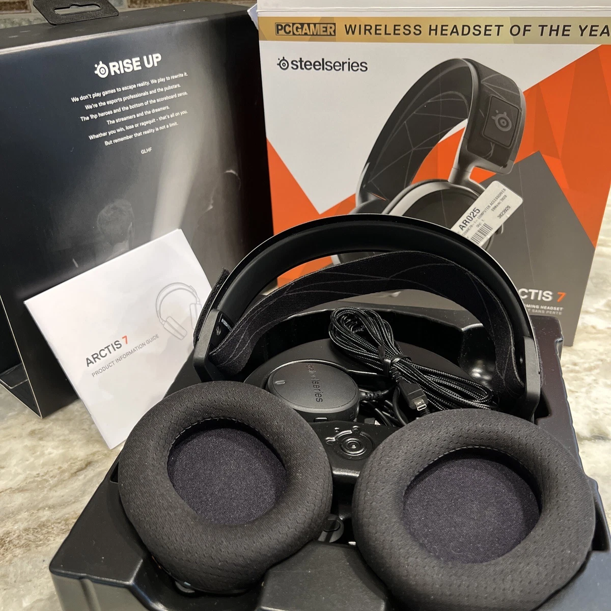 SteelSeries Arctis 7 Wireless Gaming Headset PC and PlayStation 5 PS4 Black115