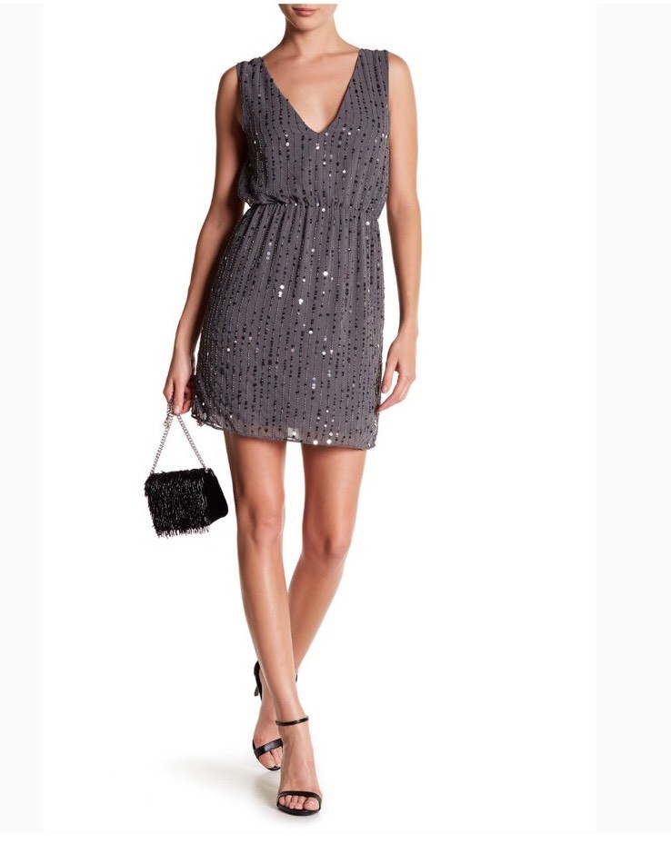 walter baker sequin dress Dreamer Dress, Silver Sequin Walter Baker